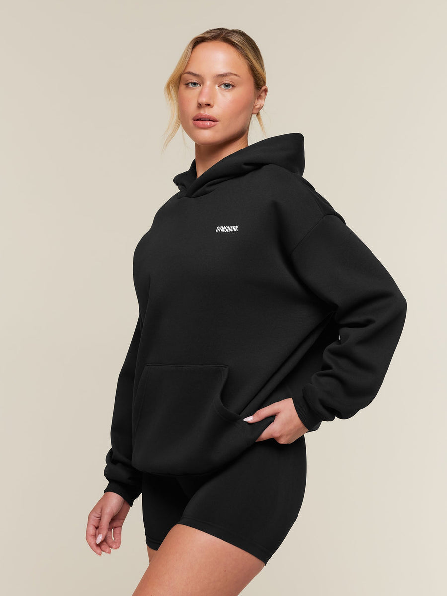 Gymshark Cosy Luxe Hoodie — Black — 3