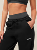 Gymshark Cosy Luxe Straight Leg Regular Joggers — Black — 5