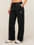 Gymshark Cosy Luxe Straight Leg Regular Joggers — Black — 1