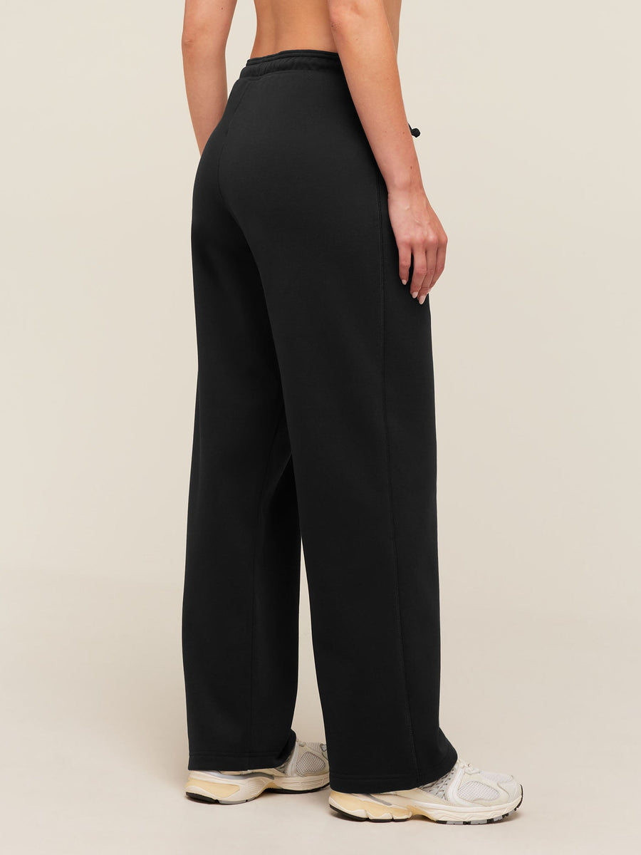 Gymshark Cosy Luxe Straight Leg Regular Joggers — Black — 2