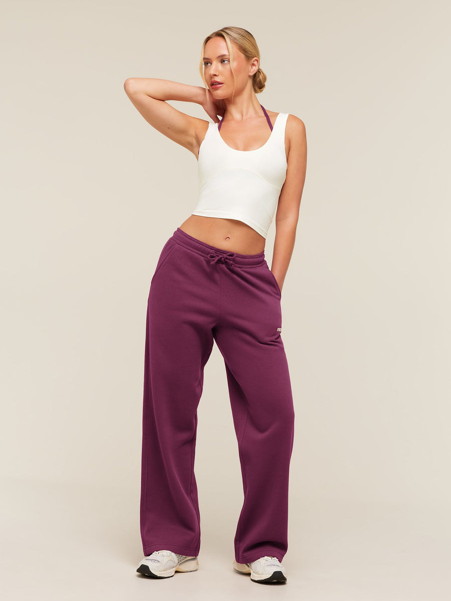 Gymshark Cosy Luxe Straight Leg Regular Joggers — Strength Pink — 4