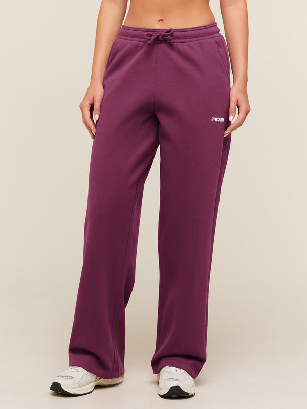 Gymshark Cosy Luxe Straight Leg Regular Joggers — Strength Pink