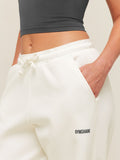 Gymshark Cosy Luxe Straight Leg Regular Joggers — Soft White — 5