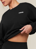Gymshark Cosy Luxe Sweatshirt — Black — 6