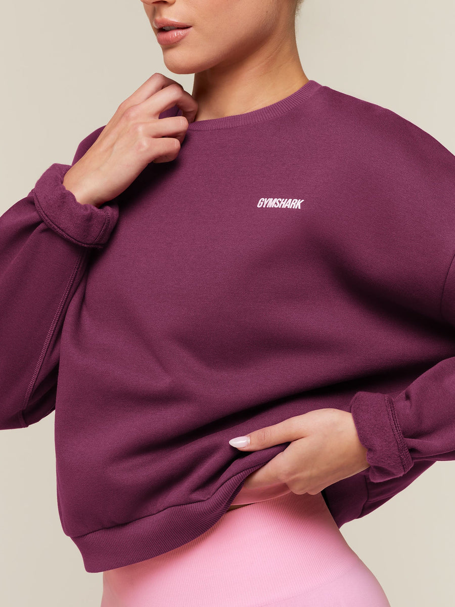 Gymshark Cosy Luxe Sweatshirt — Strength Pink — 5