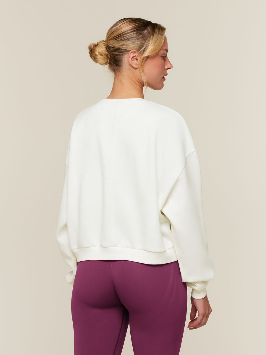 Gymshark Cosy Luxe Sweatshirt — Soft White — 2