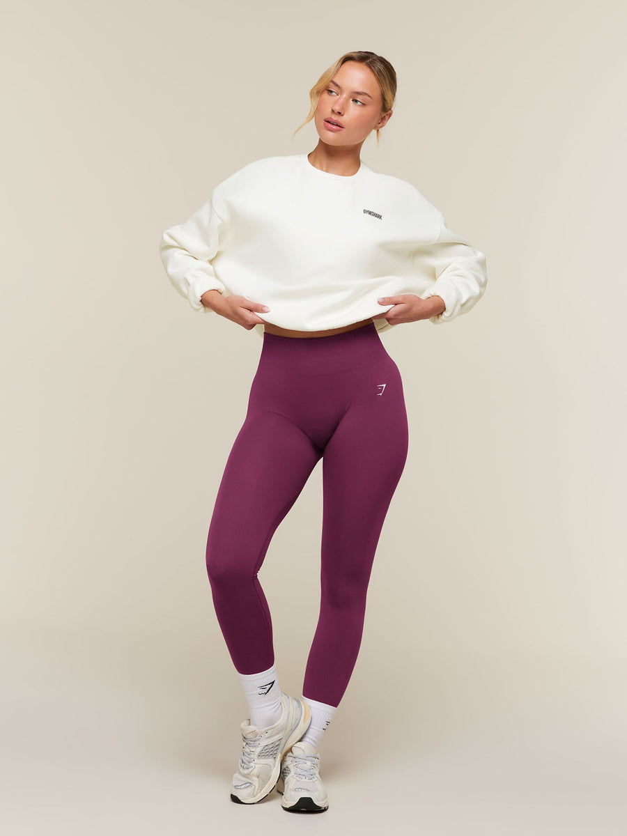 Gymshark Cosy Luxe Sweatshirt — Soft White — 4