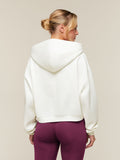 Gymshark Cosy Luxe Zip Through Hoodie — Soft White — 2