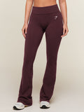 Gymshark CottonMove™ Flared Leggings — Calm Purple Marl — 1