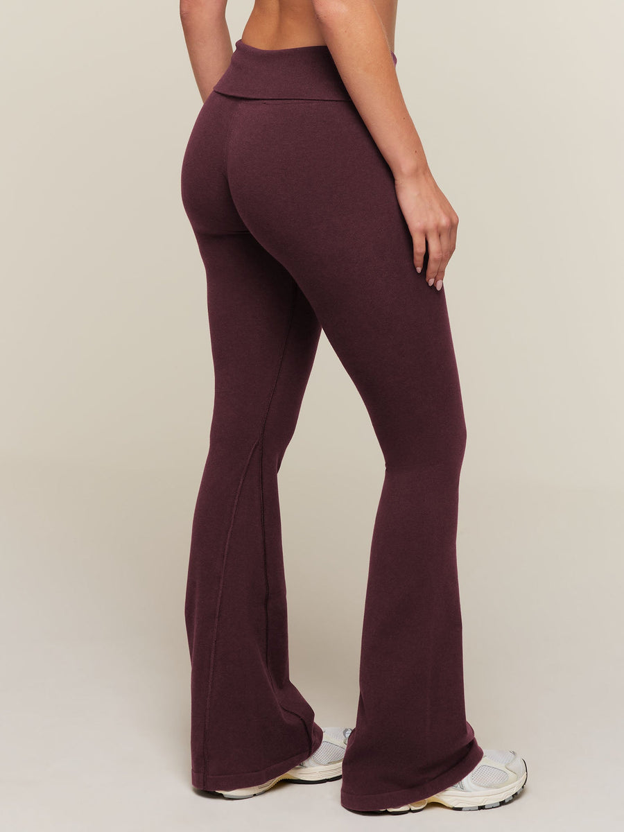 Gymshark CottonMove™ Flared Leggings — Calm Purple Marl — 2