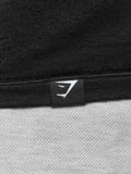 Gymshark Cotton Seamless Long Sleeve T-Shirt — Black Marl — 6