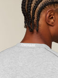 Gymshark Cotton Seamless Long Sleeve T-Shirt — Soft Grey Marl — 6