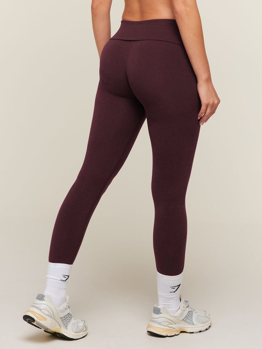 Gymshark CottonMove™ Leggings — Calm Purple Marl — 2