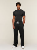 Gymshark Cotton Seamless T-Shirt — Black Marl — 4