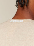Gymshark Cotton Seamless T-Shirt — Oat Marl — 6
