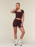 Gymshark CottonMove™ Shorts — Calm Purple Marl — 5