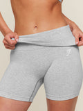 Gymshark CottonMove™ Shorts — Soft Grey Marl — 6