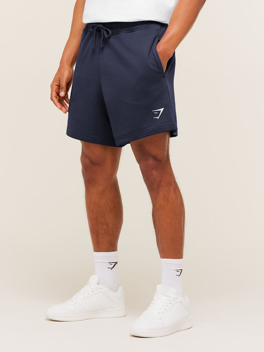 Gymshark Crest Shorts — Heavy Blue — 1