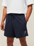 Gymshark Crest Shorts — Heavy Blue — 5