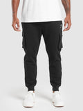 Gymshark Crest Cargo Joggers — Black — 2