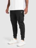 Gymshark Crest Cargo Joggers — Black — 1