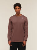 Gymshark Crest Long Sleeve T-Shirt — Espresso Brown — 1