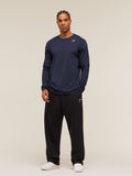 Gymshark Crest Long Sleeve T-Shirt — Heavy Blue — 5