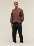 Gymshark Crest Oversized Crew — Espresso Brown — 4
