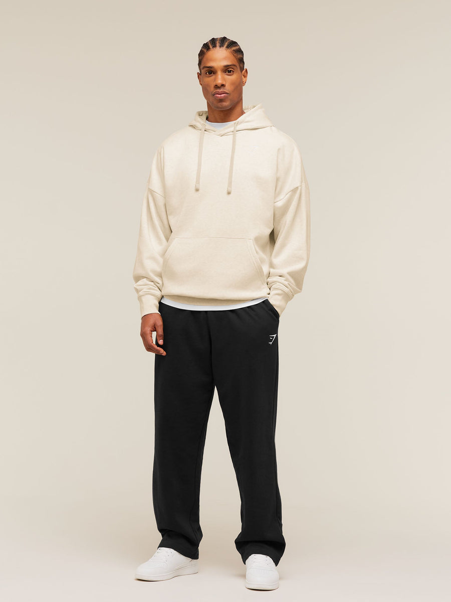 Gymshark Crest Oversized Hoodie — Bros Chalk Marl — 5