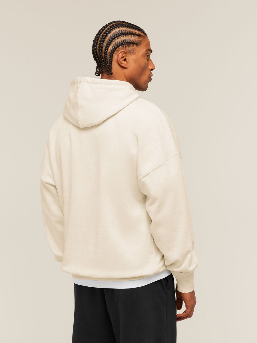 Gymshark Crest Oversized Hoodie — Bros Chalk Marl — 2