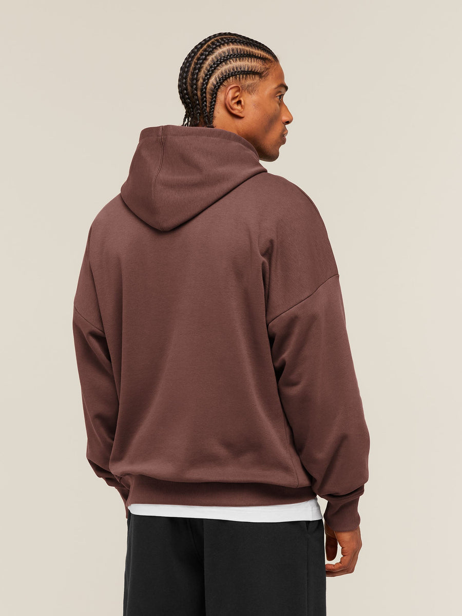 Gymshark Crest Oversized Hoodie — Espresso Brown — 2
