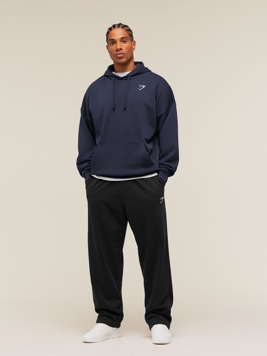 Gymshark Crest Oversized Hoodie — Heavy Blue — 5