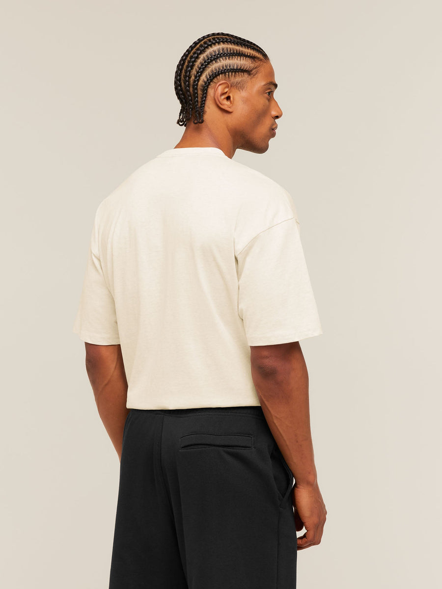 Gymshark Crest Oversized T-Shirt — Bros Chalk Marl — 2