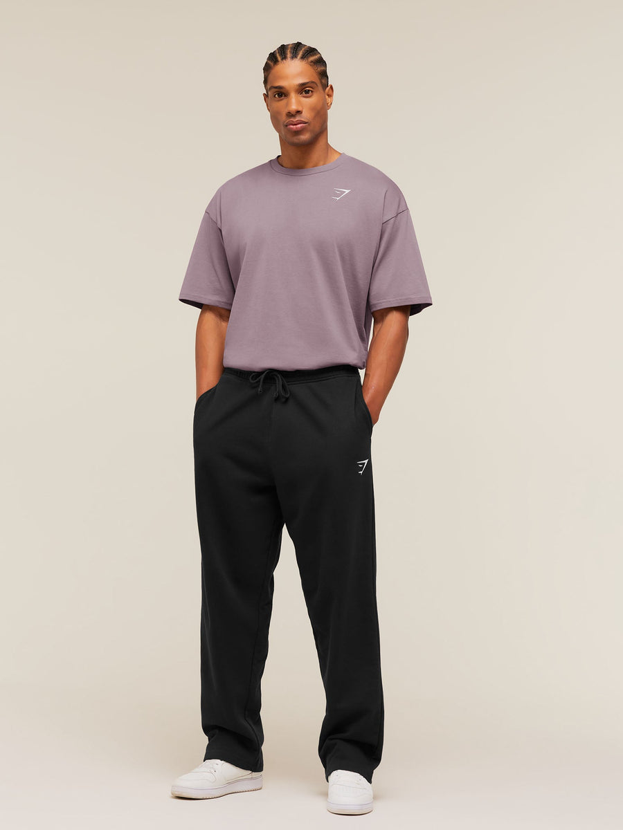 Gymshark Crest Oversized T-Shirt — Dusk Purple — 6
