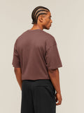 Gymshark Crest Oversized T-Shirt — Espresso Brown — 2
