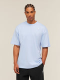 Gymshark Crest Oversized T-Shirt — Tranquil Blue — 6
