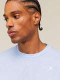 Gymshark Crest Oversized T-Shirt — Tranquil Blue — 5