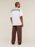 Gymshark Crest Straight Leg Joggers — Espresso Brown — 6