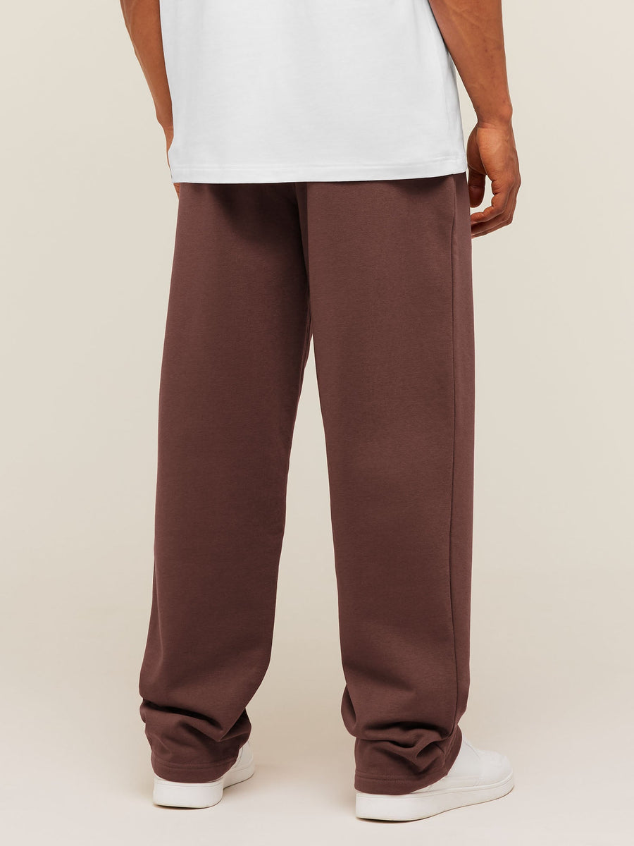 Gymshark Crest Straight Leg Joggers — Espresso Brown — 2