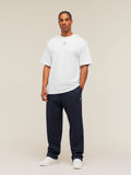 Gymshark Crest Straight Leg Joggers — Heavy Blue — 6