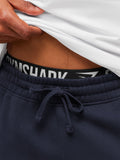 Gymshark Crest Straight Leg Joggers — Heavy Blue — 5