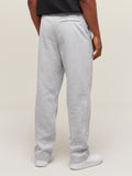 Gymshark Crest Straight Leg Joggers — Light Grey Marl — 2