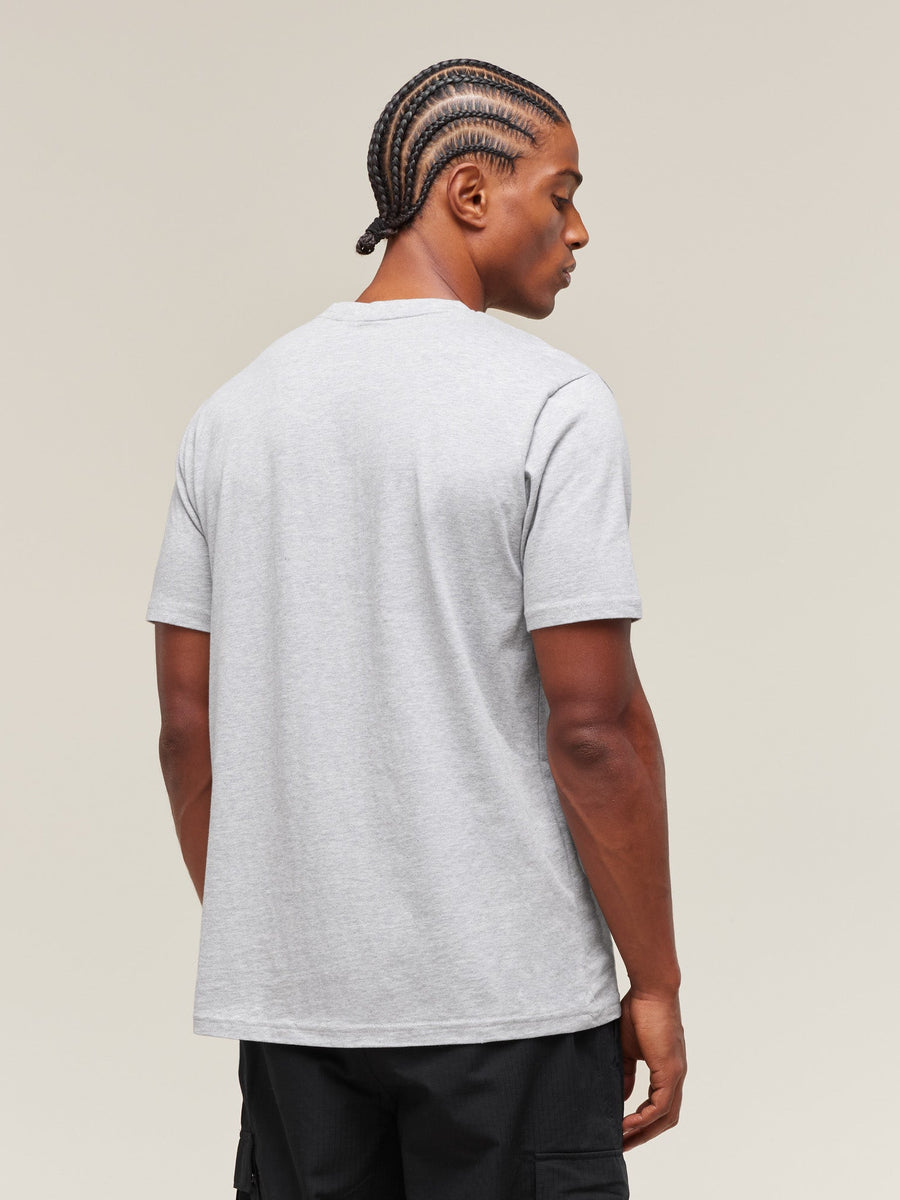 Gymshark Crest T-Shirt — Light Grey Marl — 2