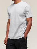 Gymshark Crest T-Shirt — Light Grey Marl — 3