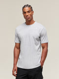 Gymshark Crest T-Shirt — Light Grey Marl — 1