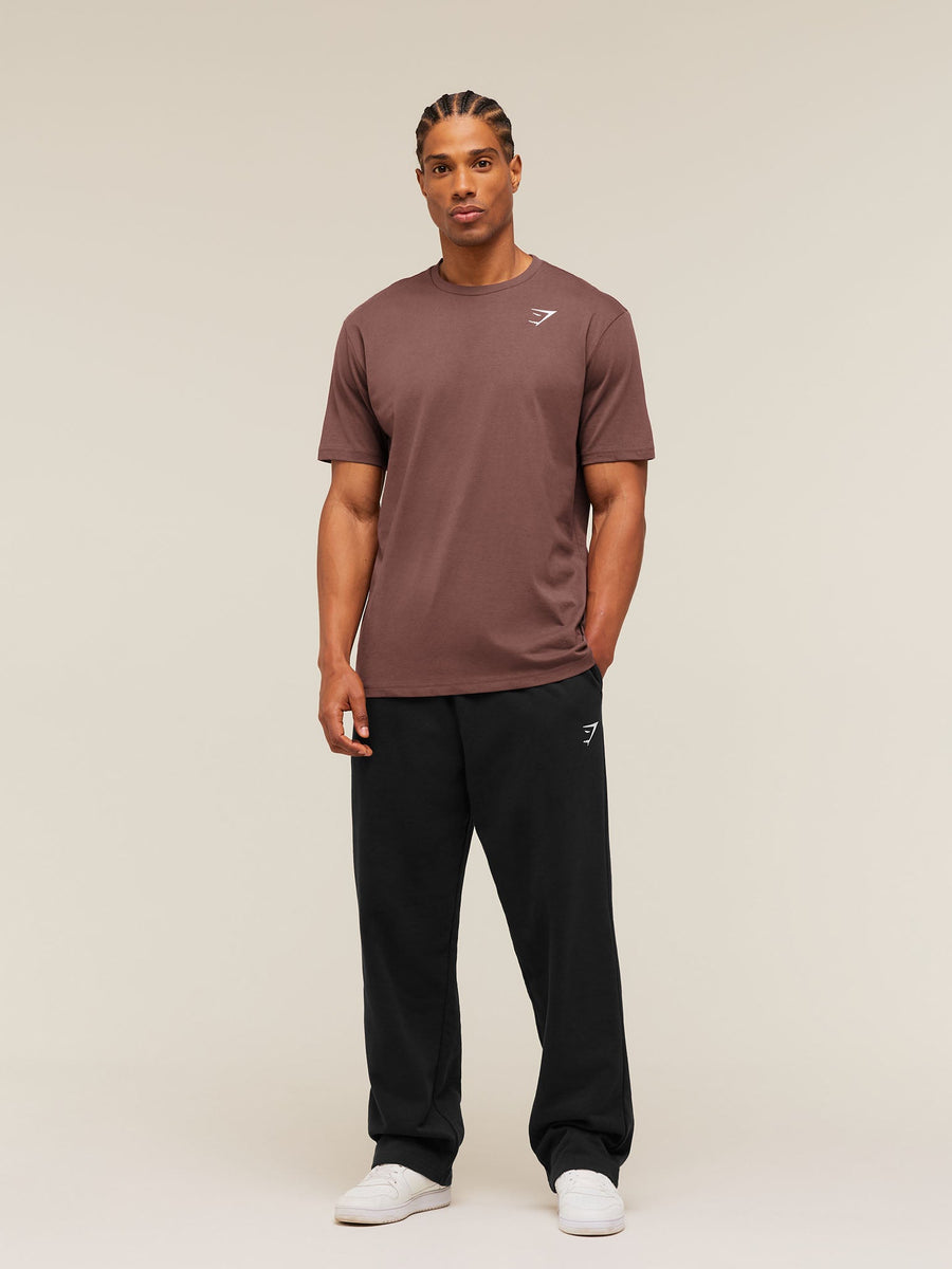 Gymshark Crest T-Shirt — Espresso Brown — 5