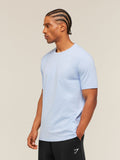 Gymshark Crest T-Shirt — Tranquil Blue — 3