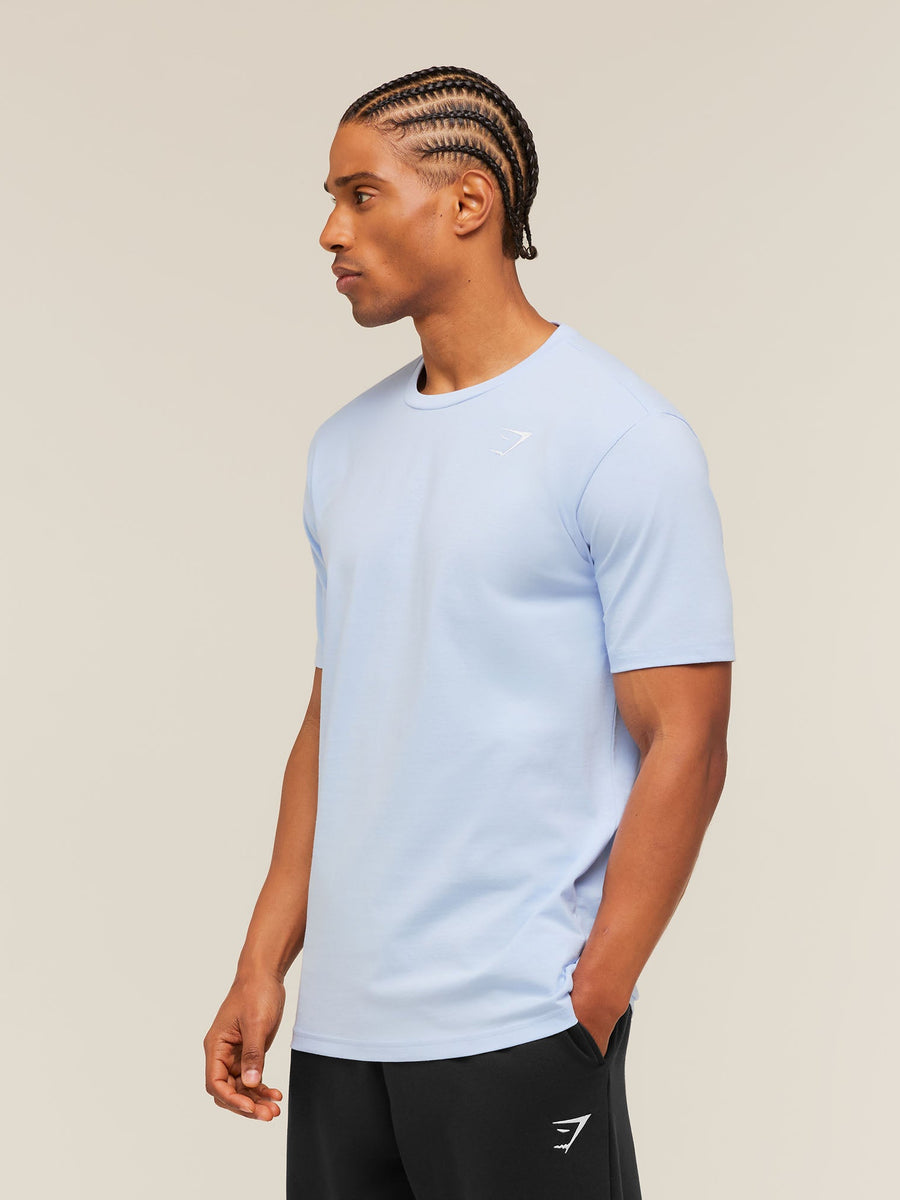 Gymshark Crest T-Shirt — Tranquil Blue — 3