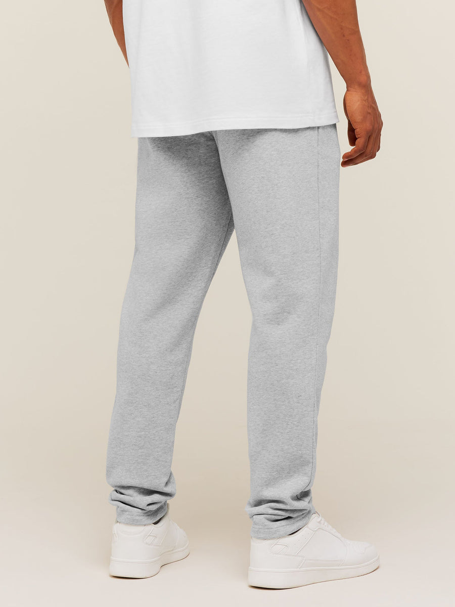 Gymshark Crest Tapered Joggers — Light Grey Core Marl — 2