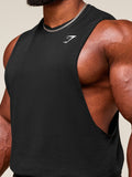 Gymshark Critical 2.0 Drop Arm Tank — Black — 4